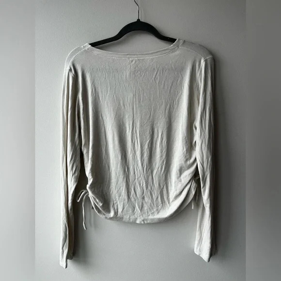 Lululemon Side-Cinch Ribbed Cardigan in Bone - Picture 4 of 5